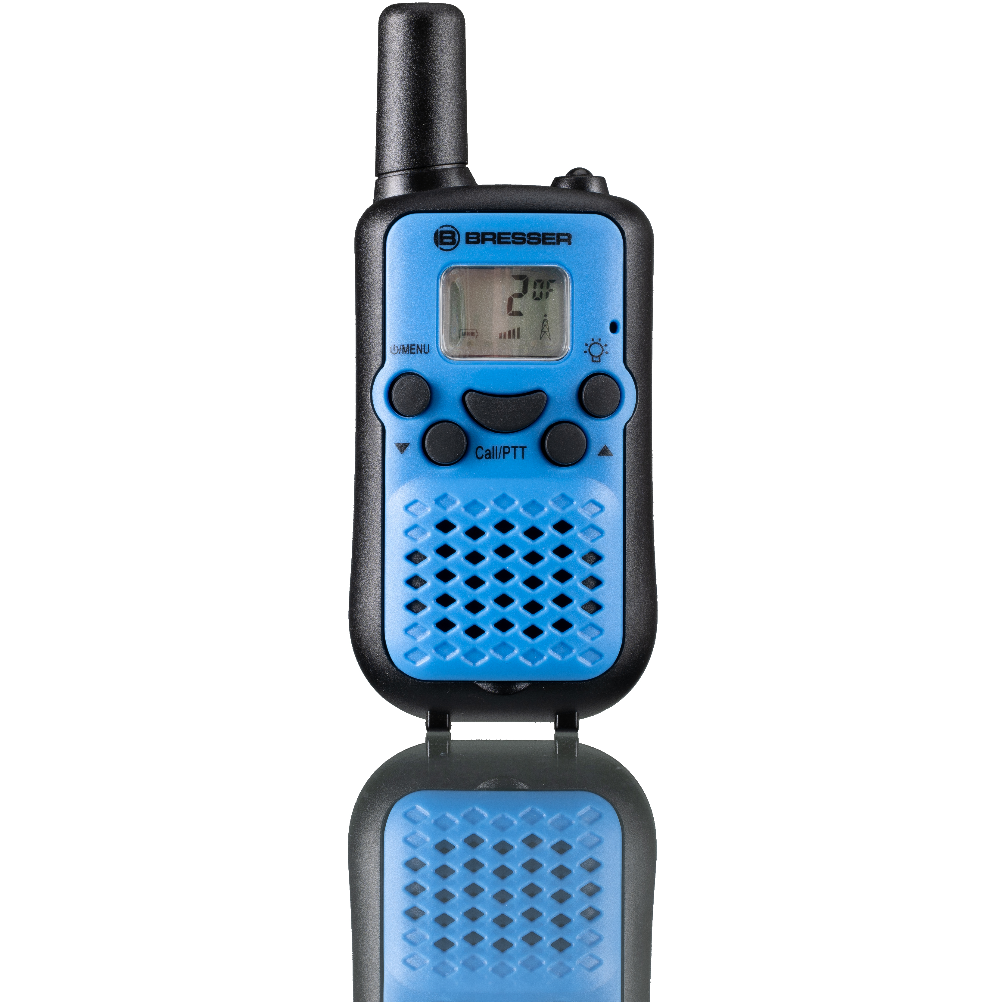 Set de 2 talkies-walkies FM avec longue portée jusqu'à 6 km et fonction VOX  Allemand BRESSER